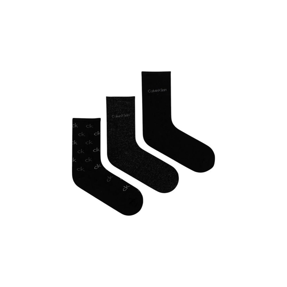 Черный хлопковый носок Calvin Klein
Черный хлопковый носок Calvin Klein