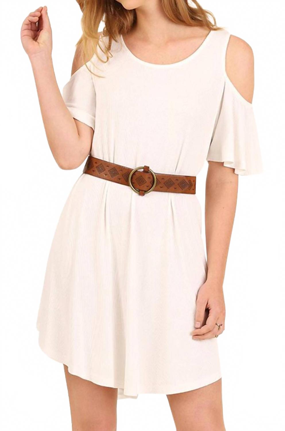 Платье с рукавами-бабочками и эффектом холодного плеча в кремовом цвете Umgee
Платье с рукавами-бабочками и эффектом холодного плеча в кремовом цвете Umgee