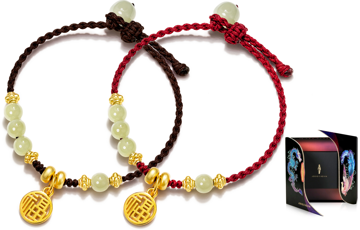 Браслет из цветной глазури Jodie&Kevin в изысканной коробке унисекс Jodie&Kevin, Red+Coffee+Auspicious Dragon And Phoenix Box
Браслет из цветной глазури Jodie&Kevin в изысканной коробке унисекс Jodie&Kevin, Red+Coffee+Auspicious Dragon And Phoenix Box