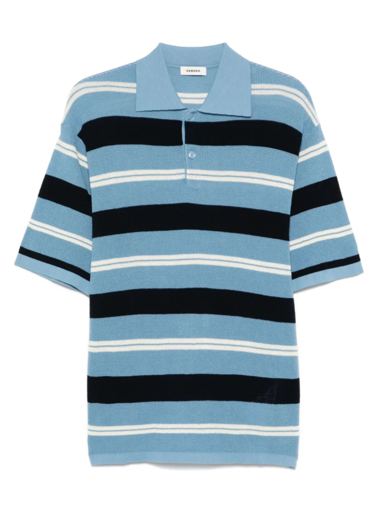 Полосатая рубашка поло SANDRO, синий
Полосатая рубашка поло SANDRO, синий