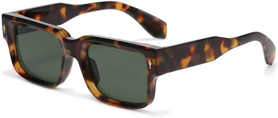 Солнцезащитные очки в стиле ретро прямоугольной формы для женщин, с леопардовым принтом и заклепками, модные солнцезащитные очки для мужчин, прозрачные с градиентным переходом цвета GHVWYX, Leopard Green
Солнцезащитные очки в стиле ретро прямоугольной формы для женщин, с леопардовым принтом и заклепками, модные солнцезащитные очки для мужчин, прозрачные с градиентным переходом цвета GHVWYX, Leopard Green