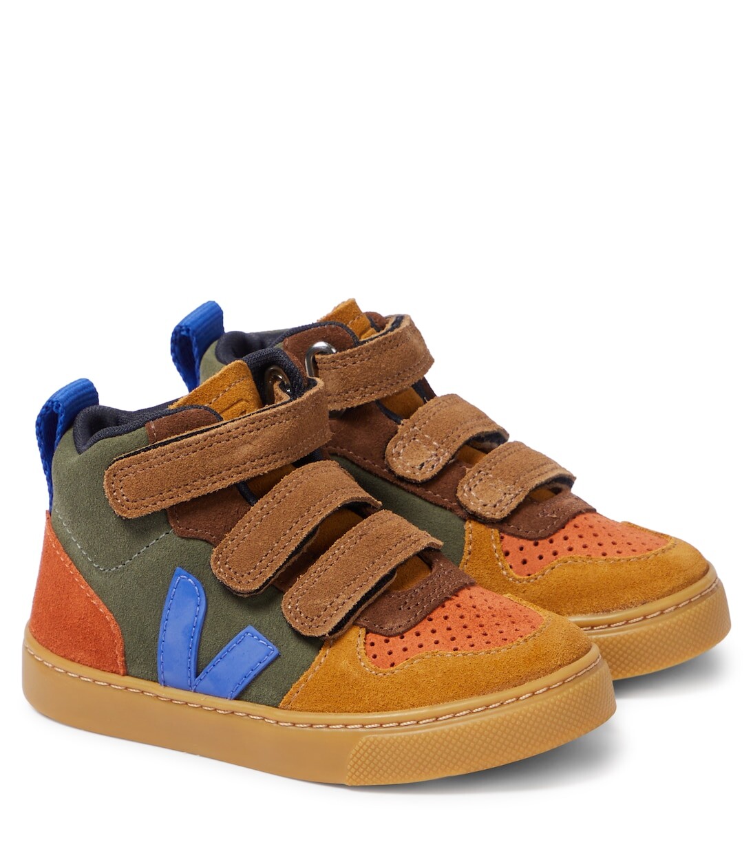Кроссовки v-10 средней длины из замши Veja Kids, коричневый
Кроссовки v-10 средней длины из замши Veja Kids, коричневый