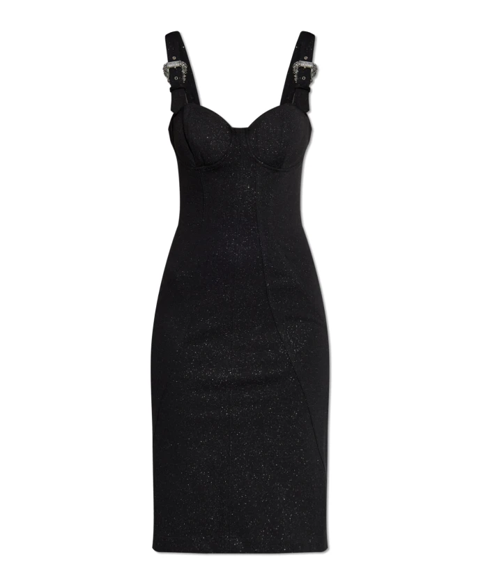 Платье с мерцающими блестками Versace Jeans Couture, черный
Платье с мерцающими блестками Versace Jeans Couture, черный