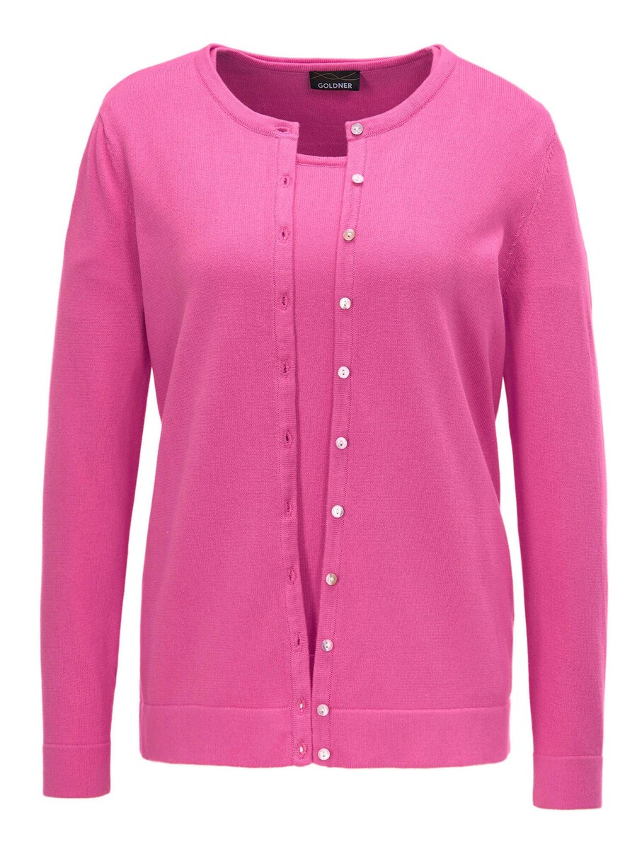 Вязаный кардиган Goldner, розовый
Вязаный кардиган Goldner, розовый