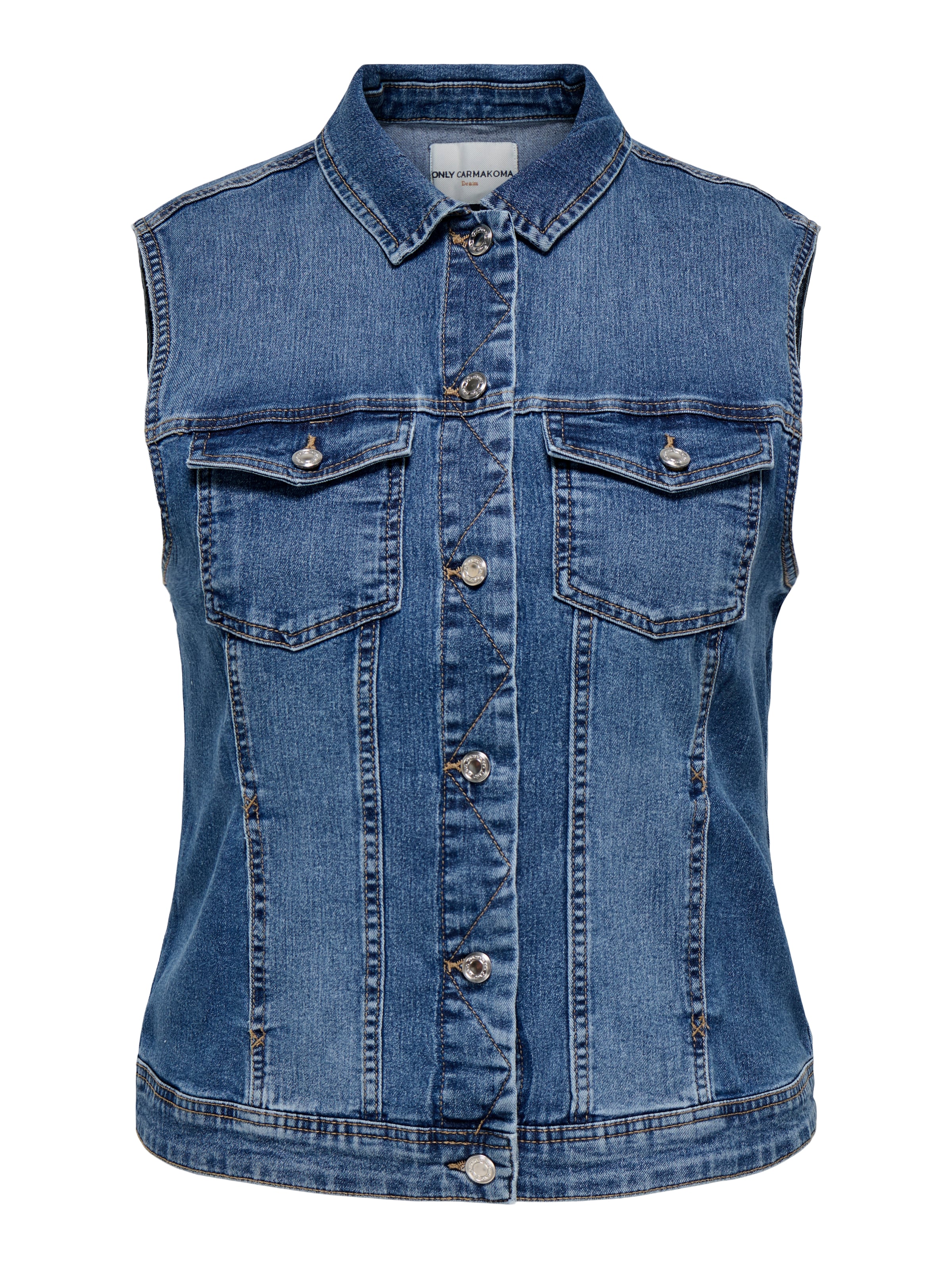ONLY Carmakoma Жилет 'CARWespa' в синем дениме
ONLY Carmakoma Жилет 'CARWespa' в синем дениме