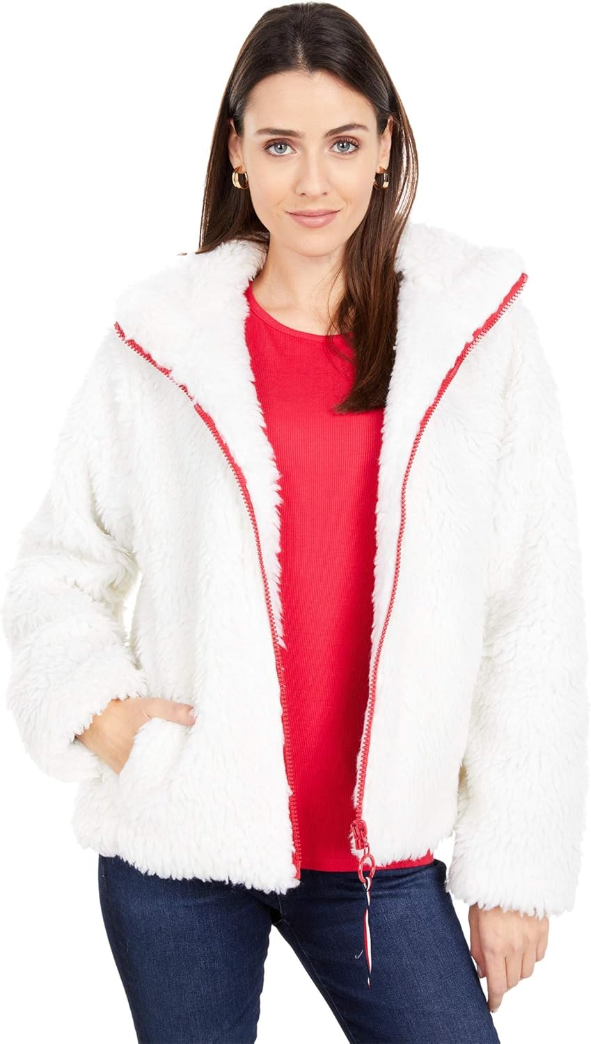 Женская куртка Tommy Hilfiger из однотонной шерпы на молнии спереди, Sherpa Sailcloth
Женская куртка Tommy Hilfiger из однотонной шерпы на молнии спереди, Sherpa Sailcloth