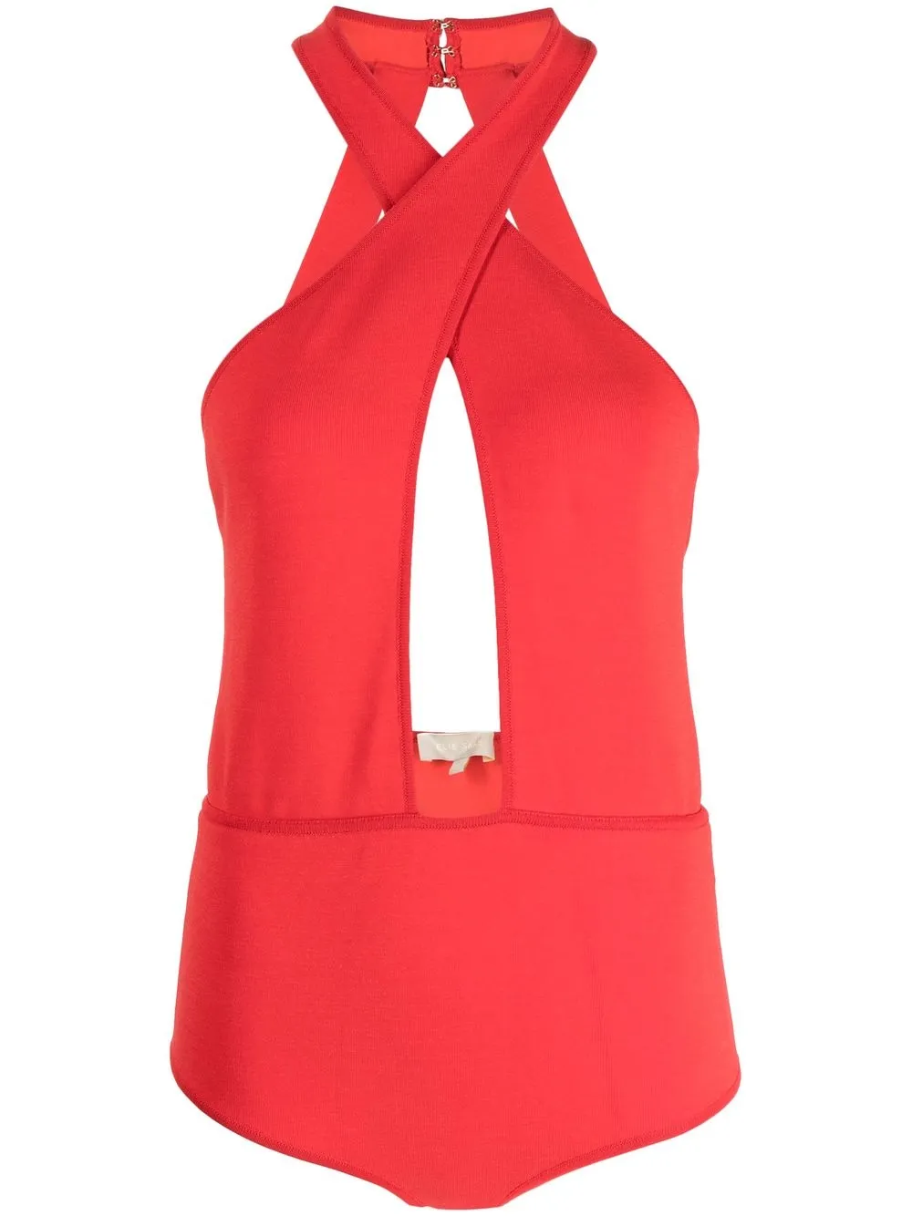 Боди с вырезом халтер Elie Saab, красный
Боди с вырезом халтер Elie Saab, красный