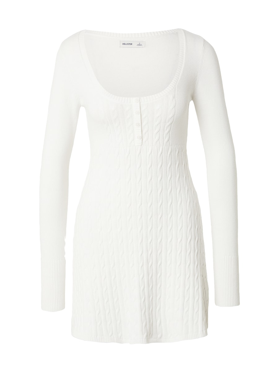 Вязаное платье HOLLISTER, белый
Вязаное платье HOLLISTER, белый