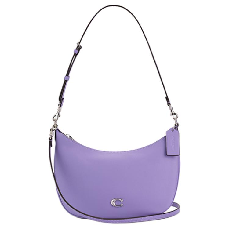 COACH Кожаная портативная сумка через плечо среднего размера женская фиолетовая
COACH Кожаная портативная сумка через плечо среднего размера женская фиолетовая