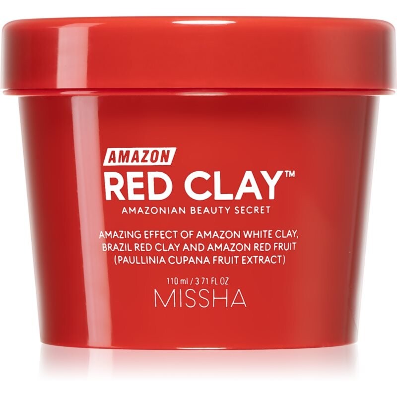 Очищающая маска Missha Amazon Red Clay, уменьшающая выделение кожного сала и сужающая поры с глиной 110 мл
Очищающая маска Missha Amazon Red Clay, уменьшающая выделение кожного сала и сужающая поры с глиной 110 мл