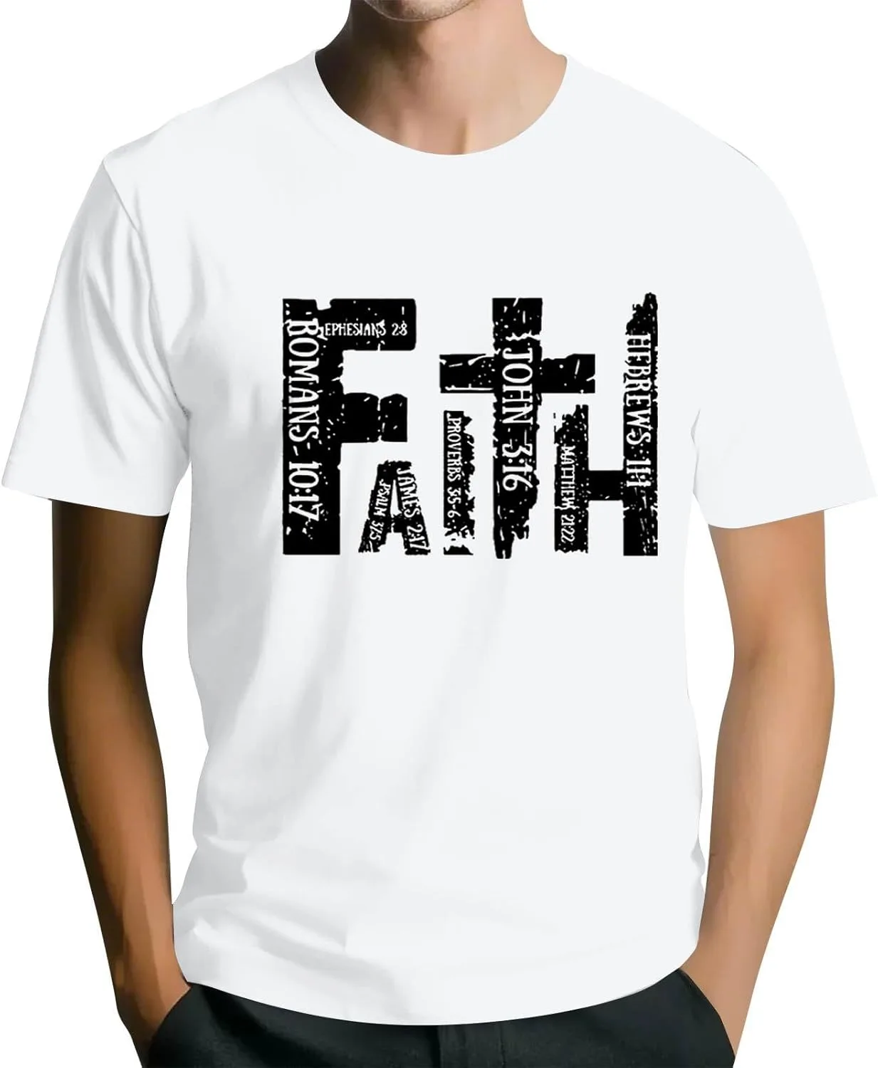 Футболка для мужчин The Truth The Life с христианским крестом lopmou
Футболка для мужчин The Truth The Life с христианским крестом lopmou