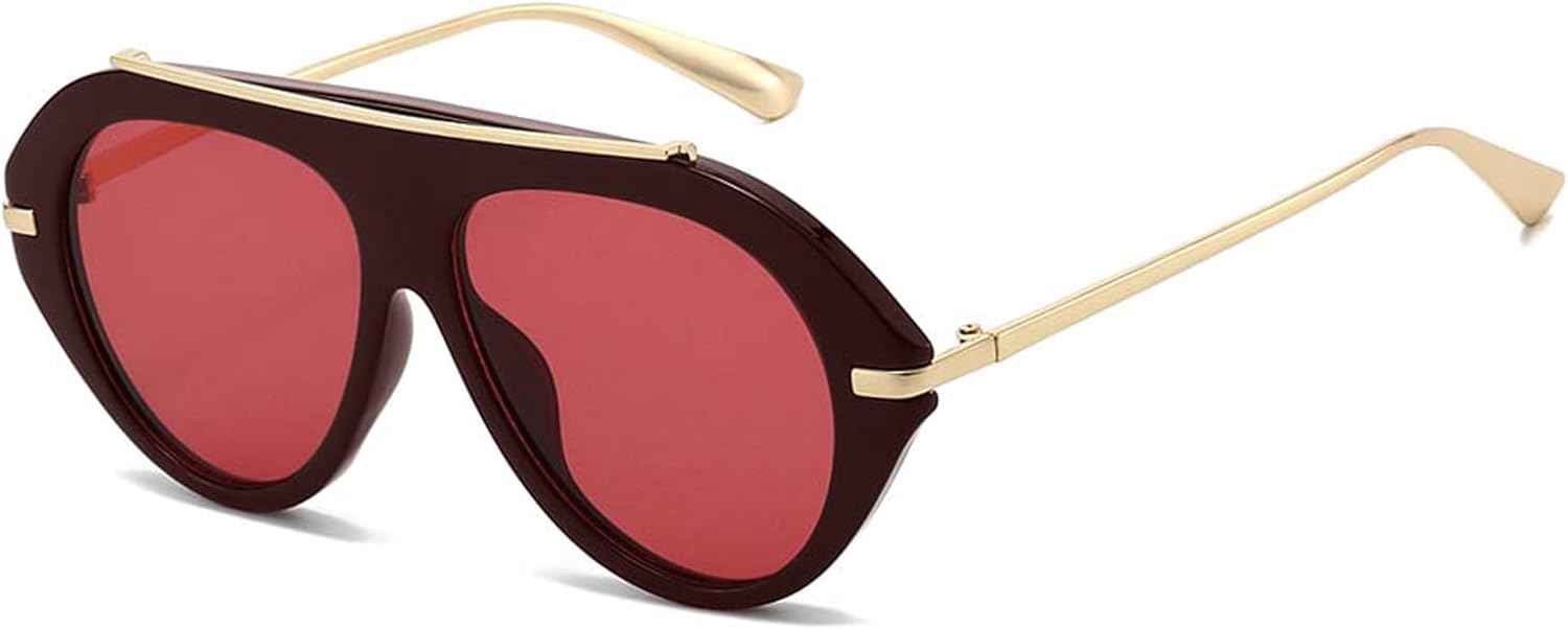 Солнцезащитные очки Long Keeper Oversized Pilot - для женщин и мужчин, в стиле ретро 70-х, золотистые квадратные, модные, с плоской верхней частью, солнцезащитные очки UV400, Red Red
Солнцезащитные очки Long Keeper Oversized Pilot - для женщин и мужчин, в стиле ретро 70-х, золотистые квадратные, модные, с плоской верхней частью, солнцезащитные очки UV400, Red Red