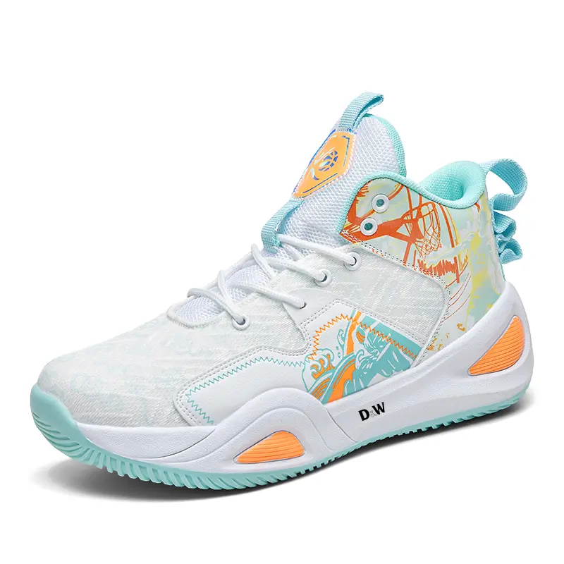 Баскетбольные кроссовки для детей и подростков со средним верхом, амортизирующие и устойчивые к истиранию D&W, белый
Баскетбольные кроссовки для детей и подростков со средним верхом, амортизирующие и устойчивые к истиранию D&W, белый