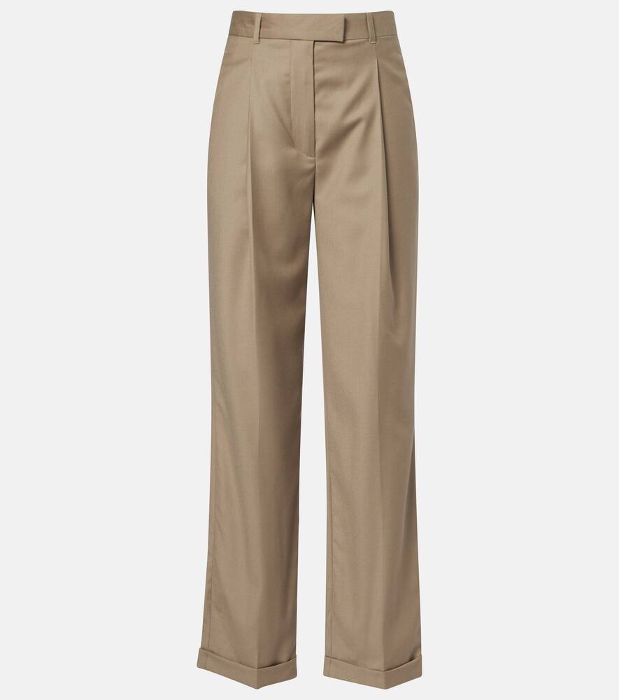 Брюки Sorina high-rise из virgin wool The Row, Military Beige
Брюки Sorina high-rise из virgin wool The Row, Military Beige