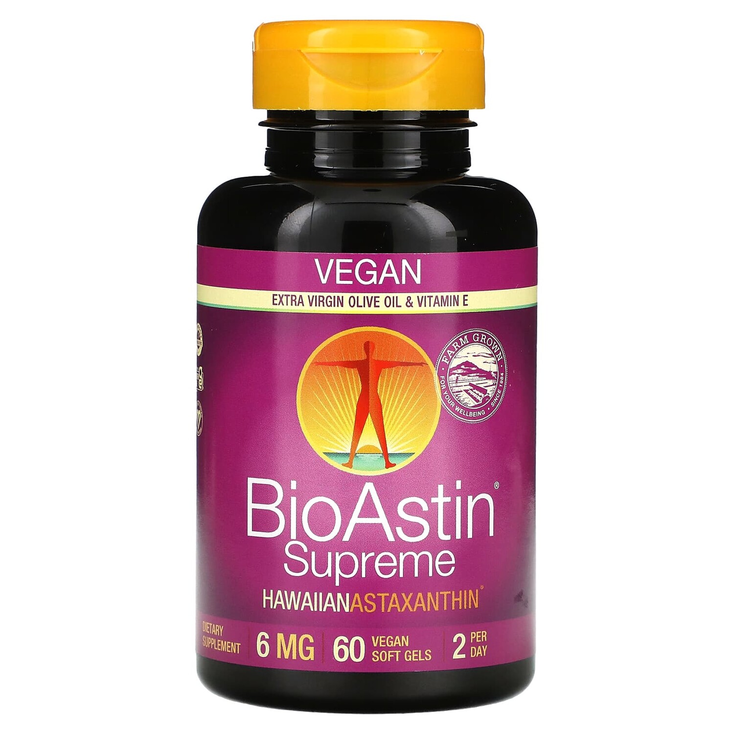 Nutrex Hawaii BioAstin Supreme 6 мг 60 желатиновых капсул
Nutrex Hawaii BioAstin Supreme 6 мг 60 желатиновых капсул