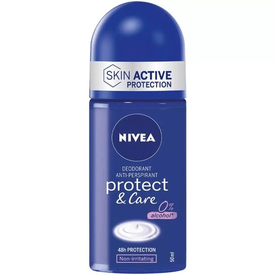 Женский шариковый антиперспирант, 50 мл Nivea, Protect & Care
Женский шариковый антиперспирант, 50 мл Nivea, Protect & Care