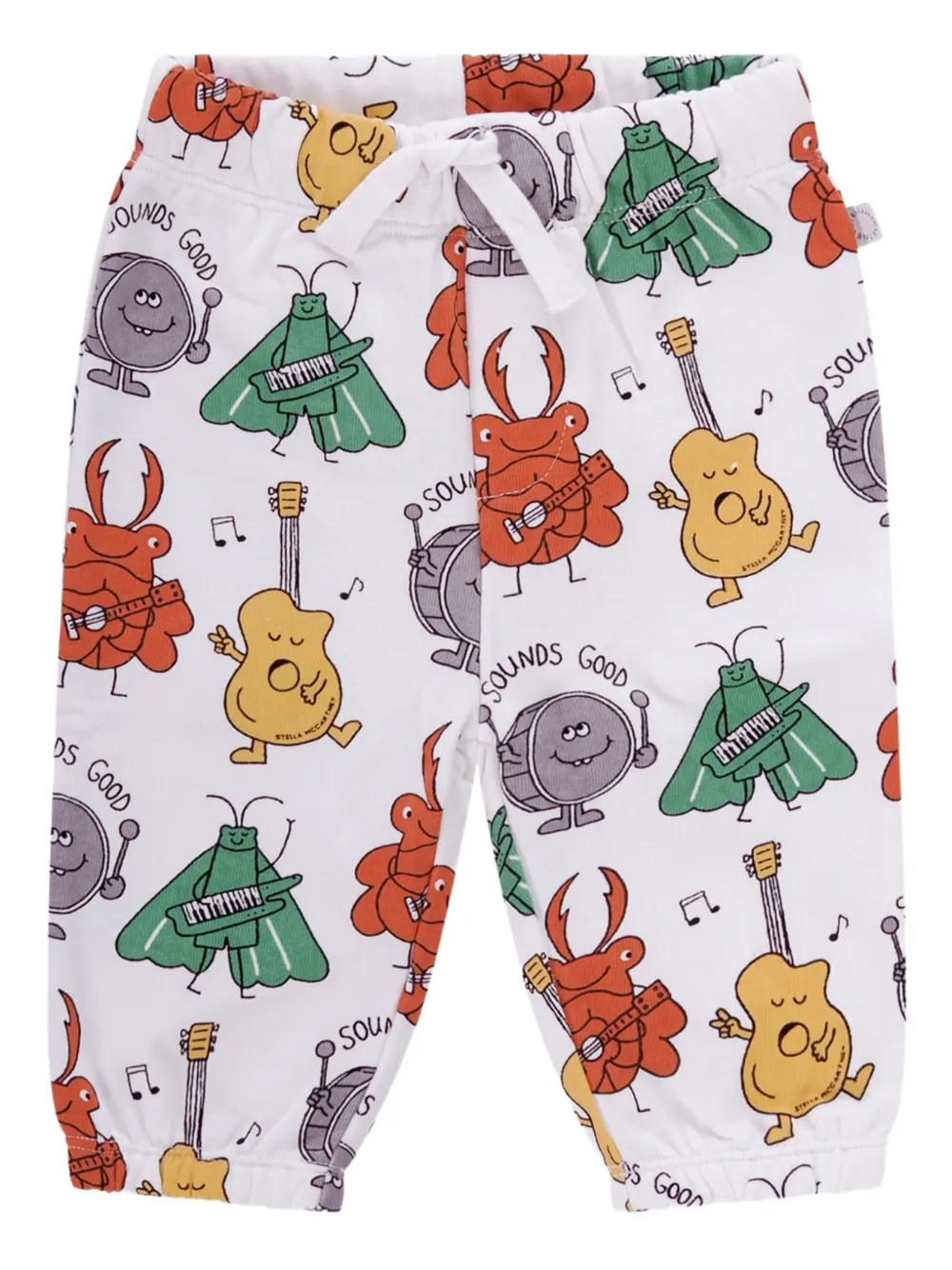 Брюки с принтом и завязками Stella Mccartney Kids, белый
Брюки с принтом и завязками Stella Mccartney Kids, белый