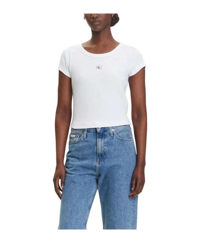 Белая футболка с коротким рукавом Calvin Klein Jeans, белый
Белая футболка с коротким рукавом Calvin Klein Jeans, белый