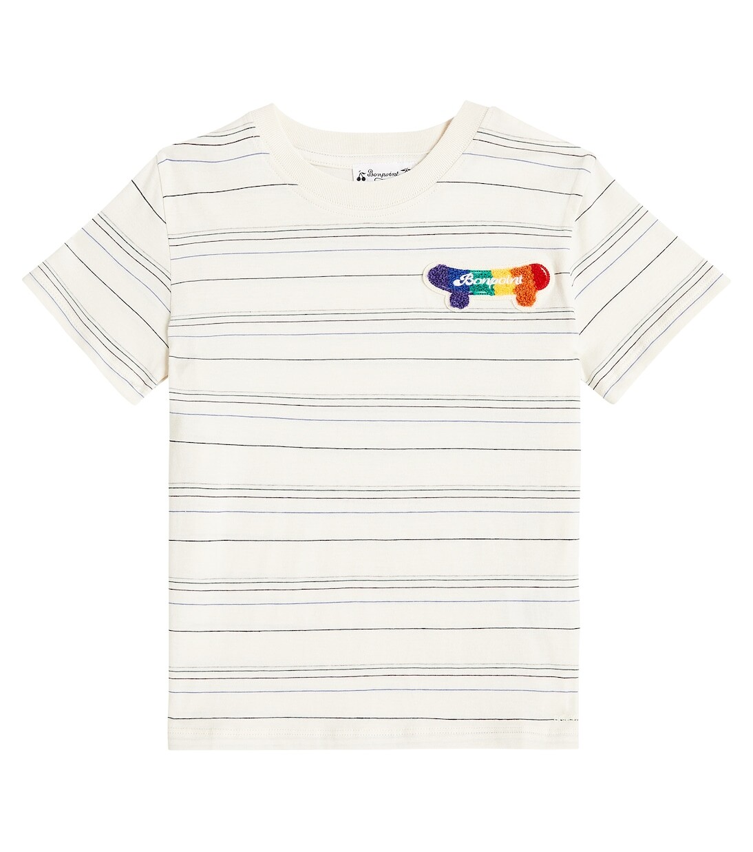 Футболка thibald из хлопкового джерси в полоску Bonpoint, белый
Футболка thibald из хлопкового джерси в полоску Bonpoint, белый