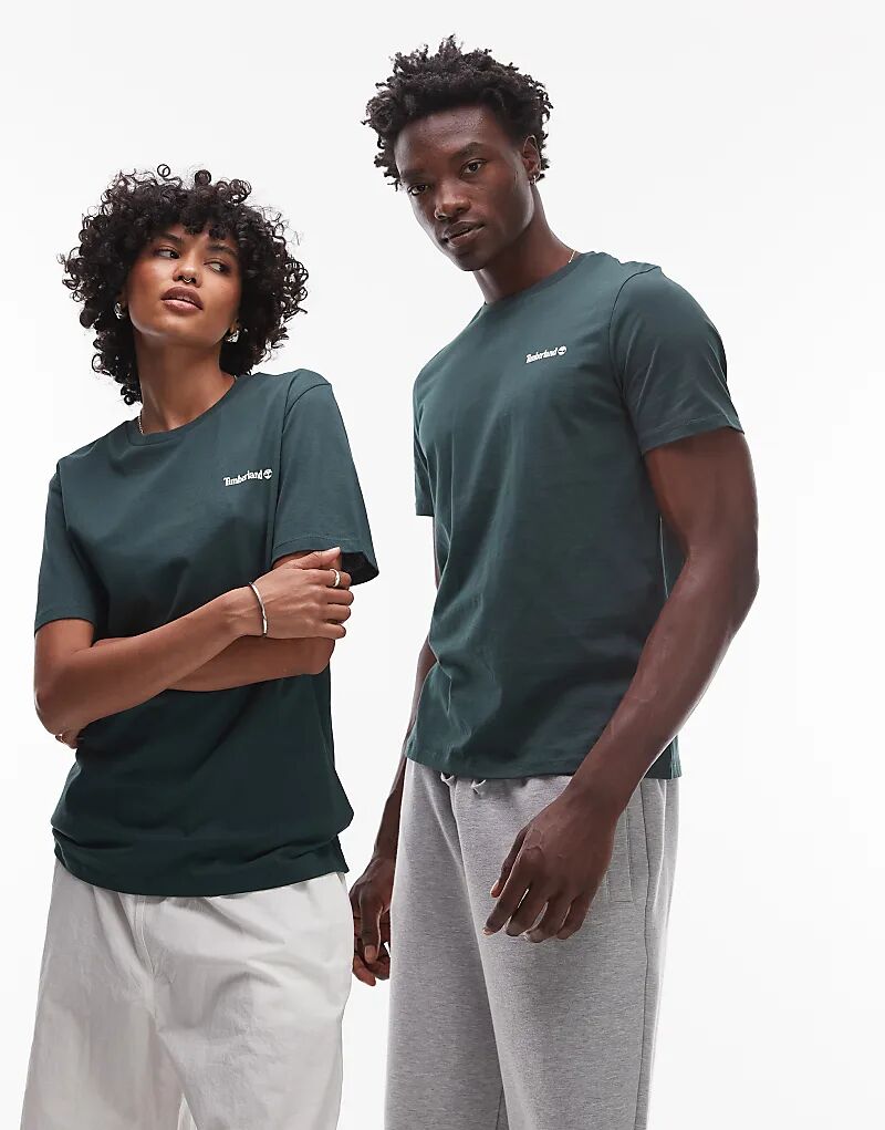Футболка с маленьким логотипом Timberland на груди зеленого цвета
Футболка с маленьким логотипом Timberland на груди зеленого цвета
