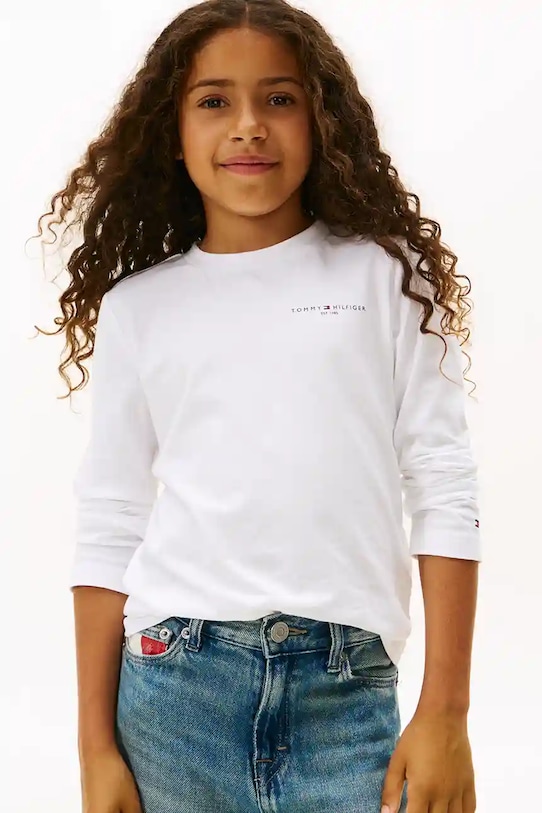 Детская хлопковая кофта с длинным рукавом Tommy Hilfiger, белый
Детская хлопковая кофта с длинным рукавом Tommy Hilfiger, белый