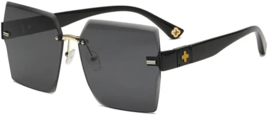 Винтажные квадратные солнцезащитные очки PUB без оправы, забавные металлические солнцезащитные очки с защитой от УФ-излучения UV400, Black Frame Grey Flakes
Винтажные квадратные солнцезащитные очки PUB без оправы, забавные металлические солнцезащитные очки с защитой от УФ-излучения UV400, Black Frame Grey Flakes