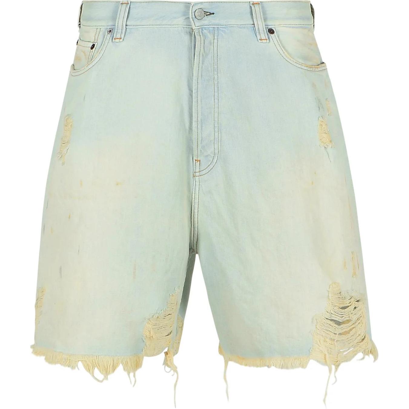 Потертые джинсовые бермуды Acne Studios, синий
Потертые джинсовые бермуды Acne Studios, синий