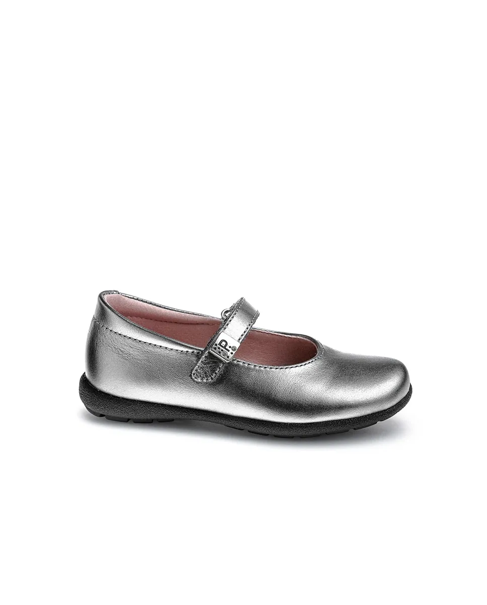 Детские туфельки из кожи на липучке Pablosky, серебряный
Детские туфельки из кожи на липучке Pablosky, серебряный