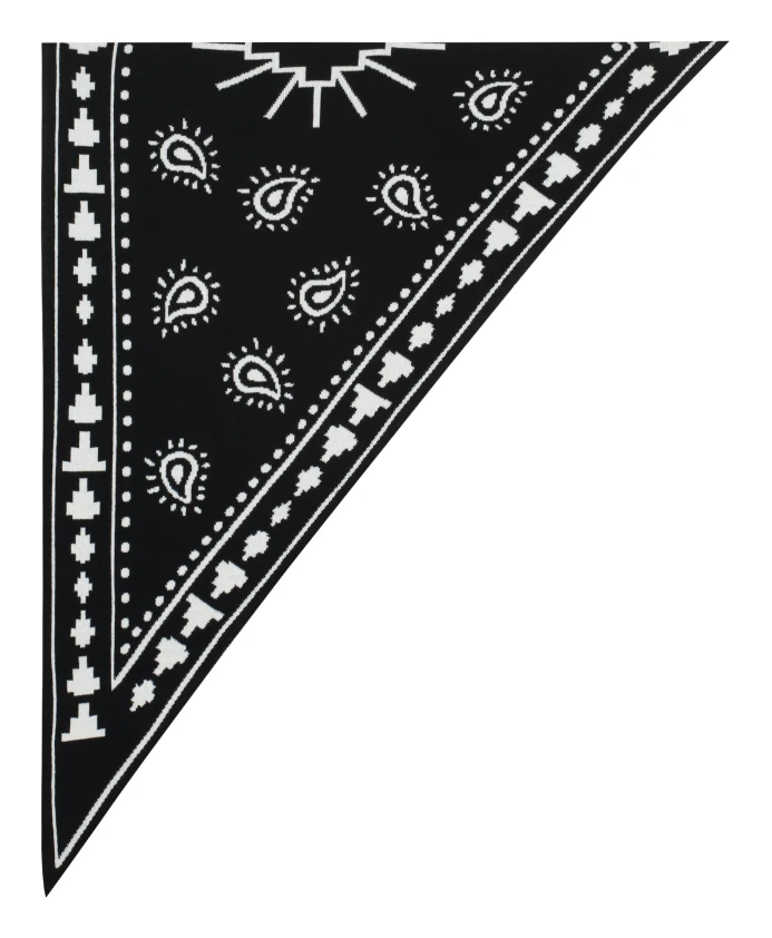 Шерстяной шарф бандана Marcelo Burlon, черный
Шерстяной шарф бандана Marcelo Burlon, черный