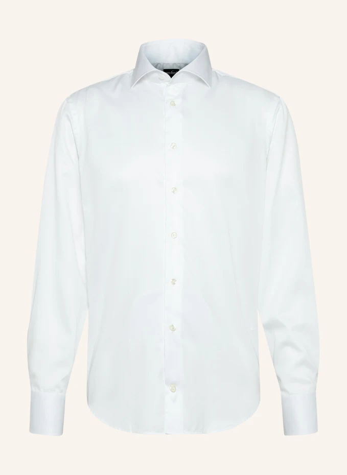 Рубашка индивидуального кроя, удлиненные рукава, воротник-стойка Van Laack, белый
Рубашка индивидуального кроя, удлиненные рукава, воротник-стойка Van Laack, белый