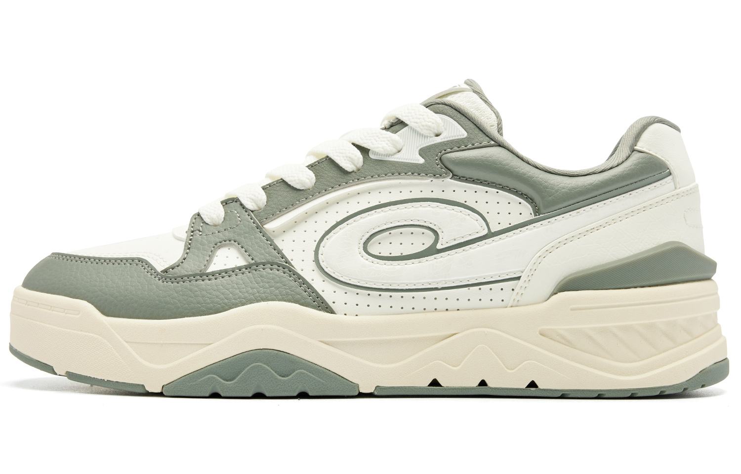 QIAODAN Кроссовки для скейтбординга Rowboat, низкие, мужские, цвета слоновой кости/сланцево-зеленый
QIAODAN Кроссовки для скейтбординга Rowboat, низкие, мужские, цвета слоновой кости/сланцево-зеленый