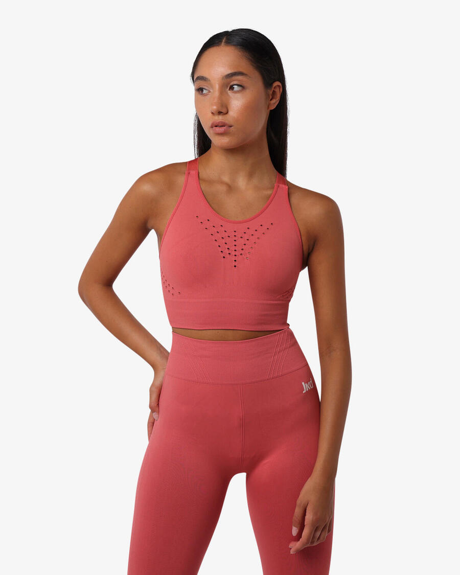 JAKED Женская синтетическая майка для фитнеса терракотового цвета
JAKED Женская синтетическая майка для фитнеса терракотового цвета