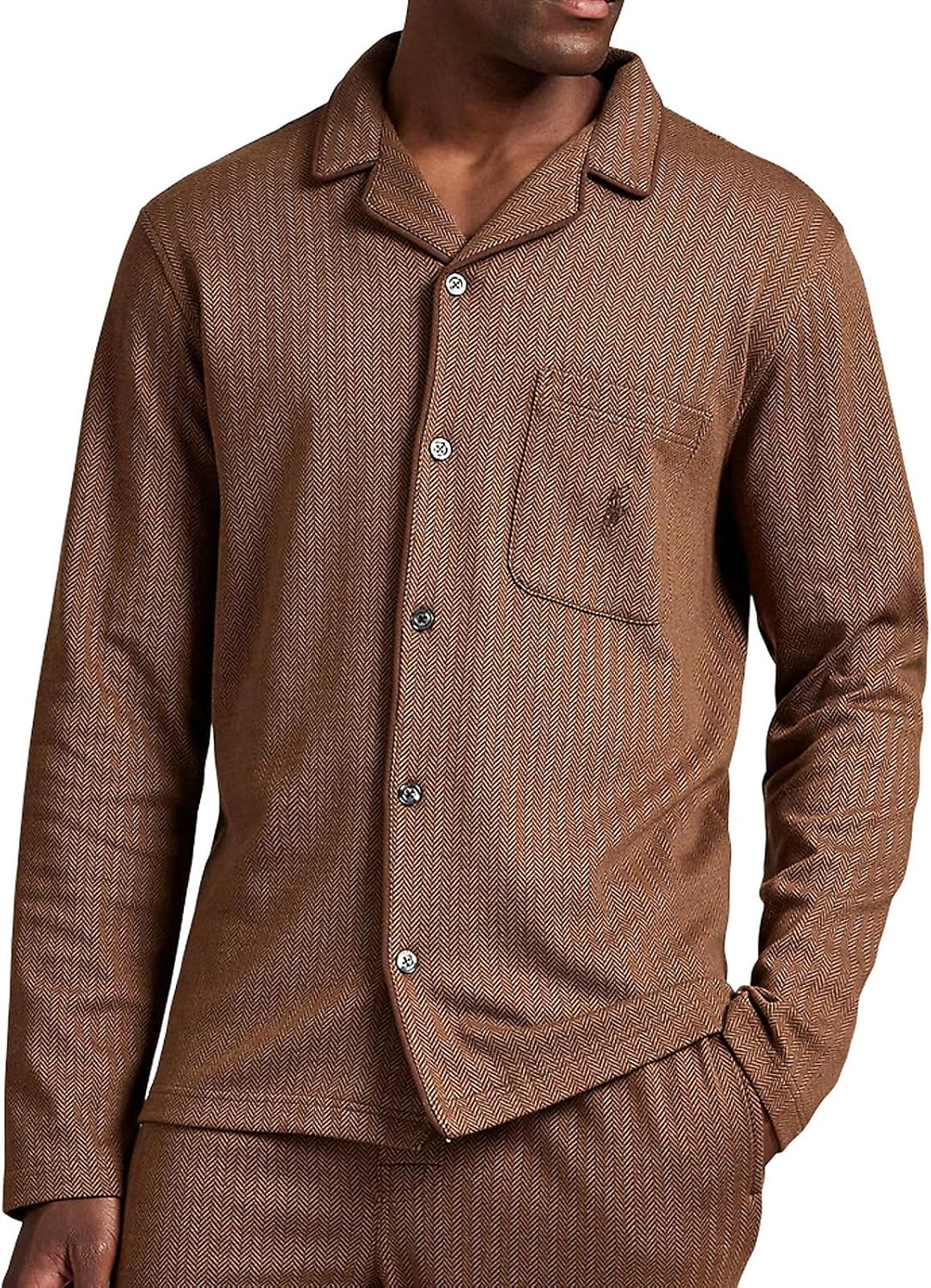 POLO RALPH LAUREN мужская пижама с длинным рукавом в елочку, Branch Brown
POLO RALPH LAUREN мужская пижама с длинным рукавом в елочку, Branch Brown