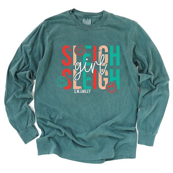 SWSmiley sleigh girl sleigh - женская футболка с длинным рукавом, окрашенная в готовом виде Simply Sage Market, Blue Spruce, Зеленый, SWSmiley sleigh girl sleigh - женская футболка с длинным рукавом, окрашенная в готовом виде Simply Sage Market, Blue Spru
SWSmiley sleigh girl sleigh - женская футболка с длинным рукавом, окрашенная в готовом виде Simply Sage Market, Blue Spruce, Зеленый, SWSmiley sleigh girl sleigh - женская футболка с длинным рукавом, окрашенная в готовом виде Simply Sage Market, Blue Spru