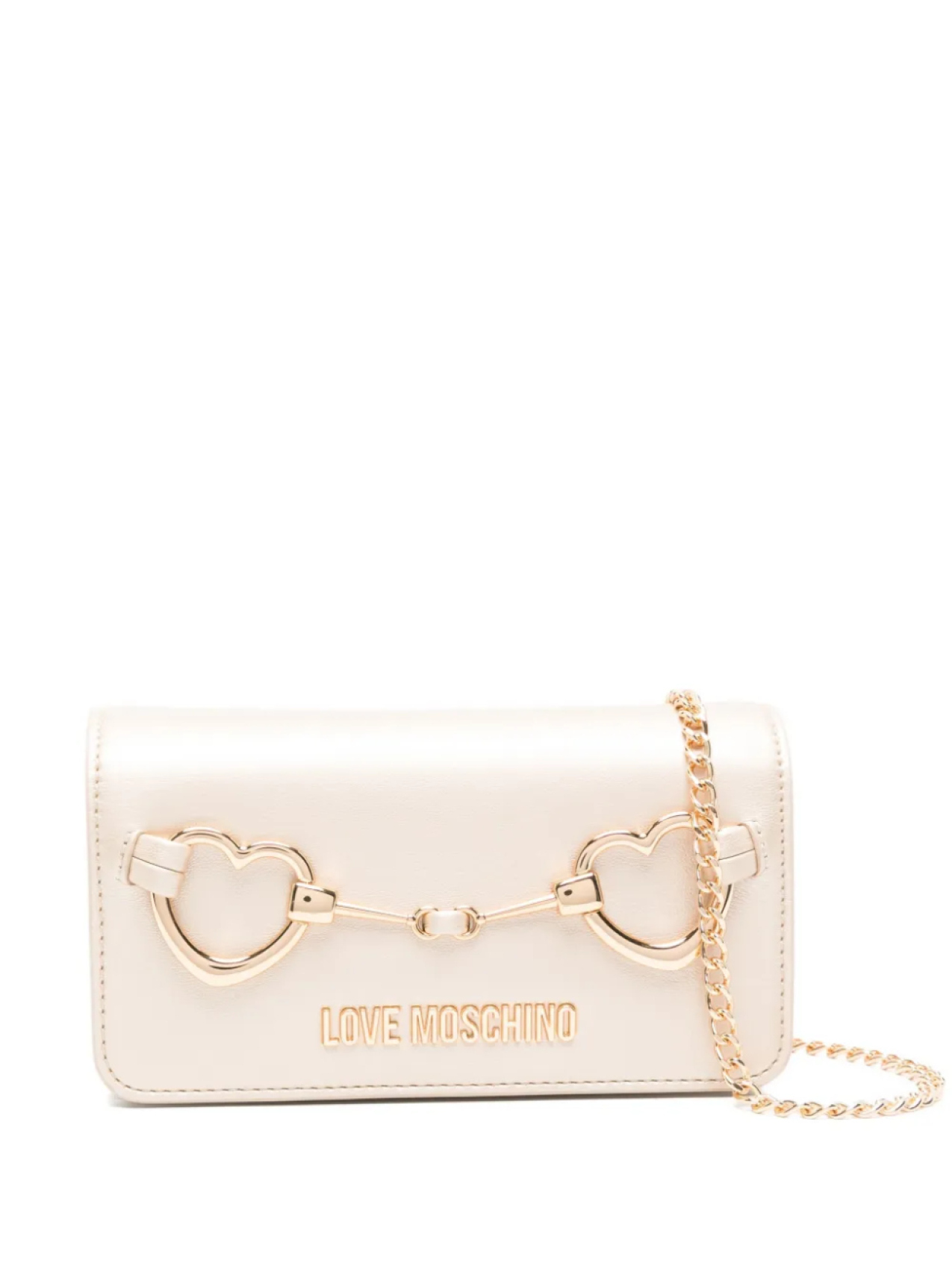 Мини-сумка-клатч Love Moschino в форме сердца, золотой
Мини-сумка-клатч Love Moschino в форме сердца, золотой