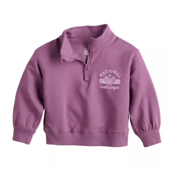 Детский худи с молнией на четверть Jumping Beans, цвет purple tennis league 
Детский худи с молнией на четверть Jumping Beans, цвет purple tennis league