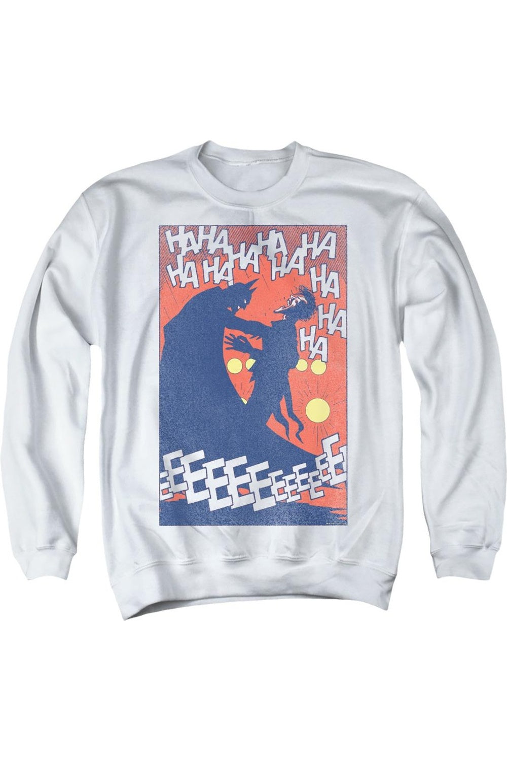 Толстовка Batman Punchline для взрослых с круглым вырезом Gildan, белый
Толстовка Batman Punchline для взрослых с круглым вырезом Gildan, белый