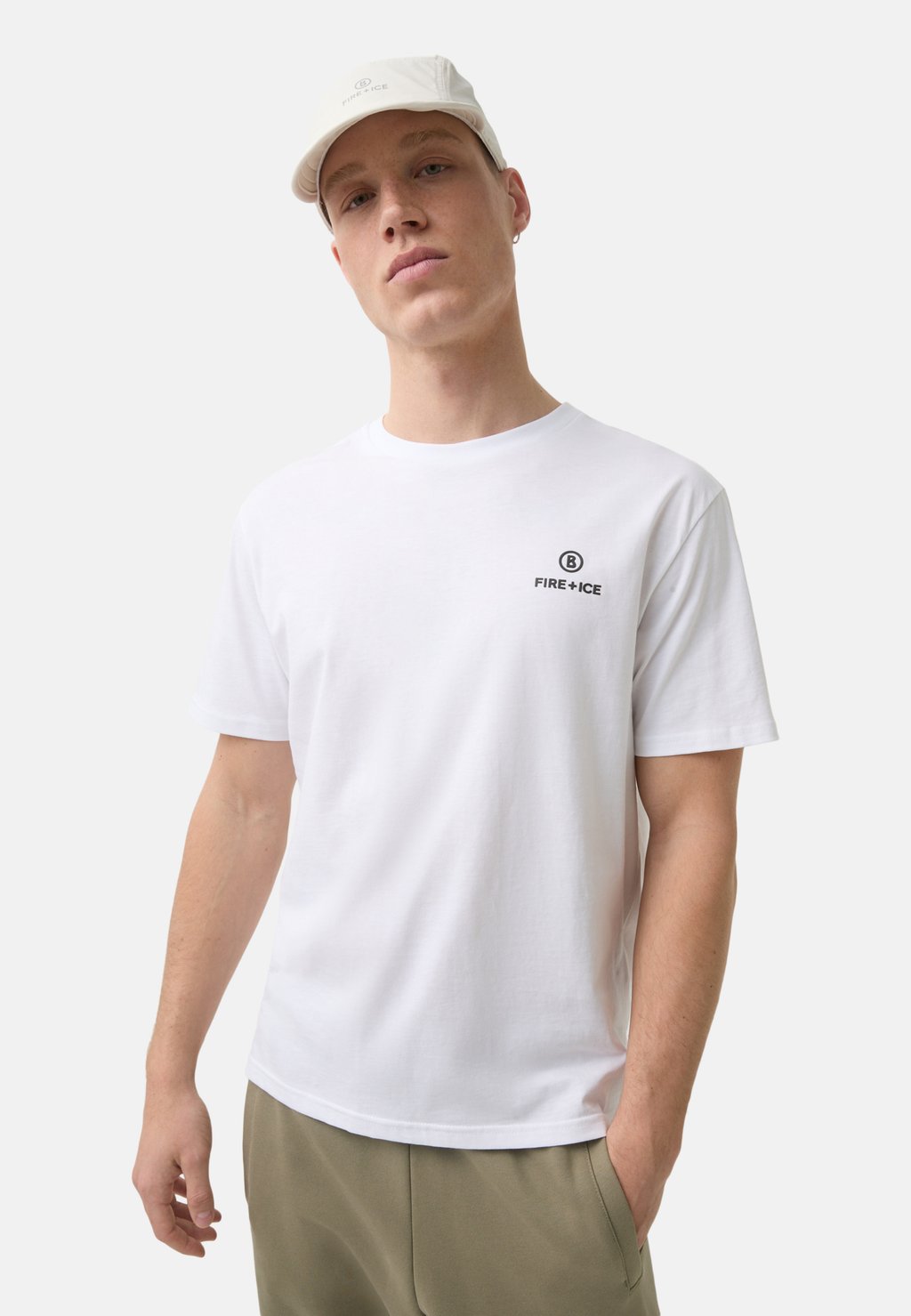 Футболка с принтом Bogner Fire + Ice, белый 
Футболка с принтом Bogner Fire + Ice, белый