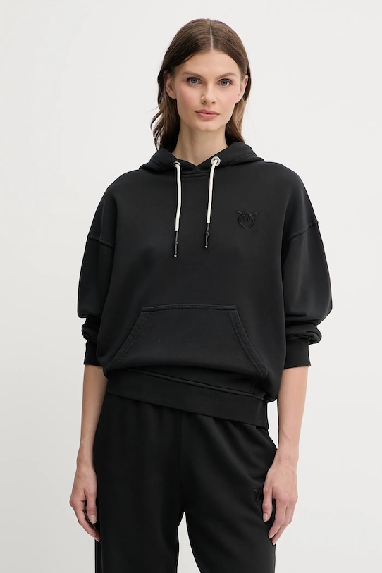 Хлопковая толстовка Pinko, черный
Хлопковая толстовка Pinko, черный