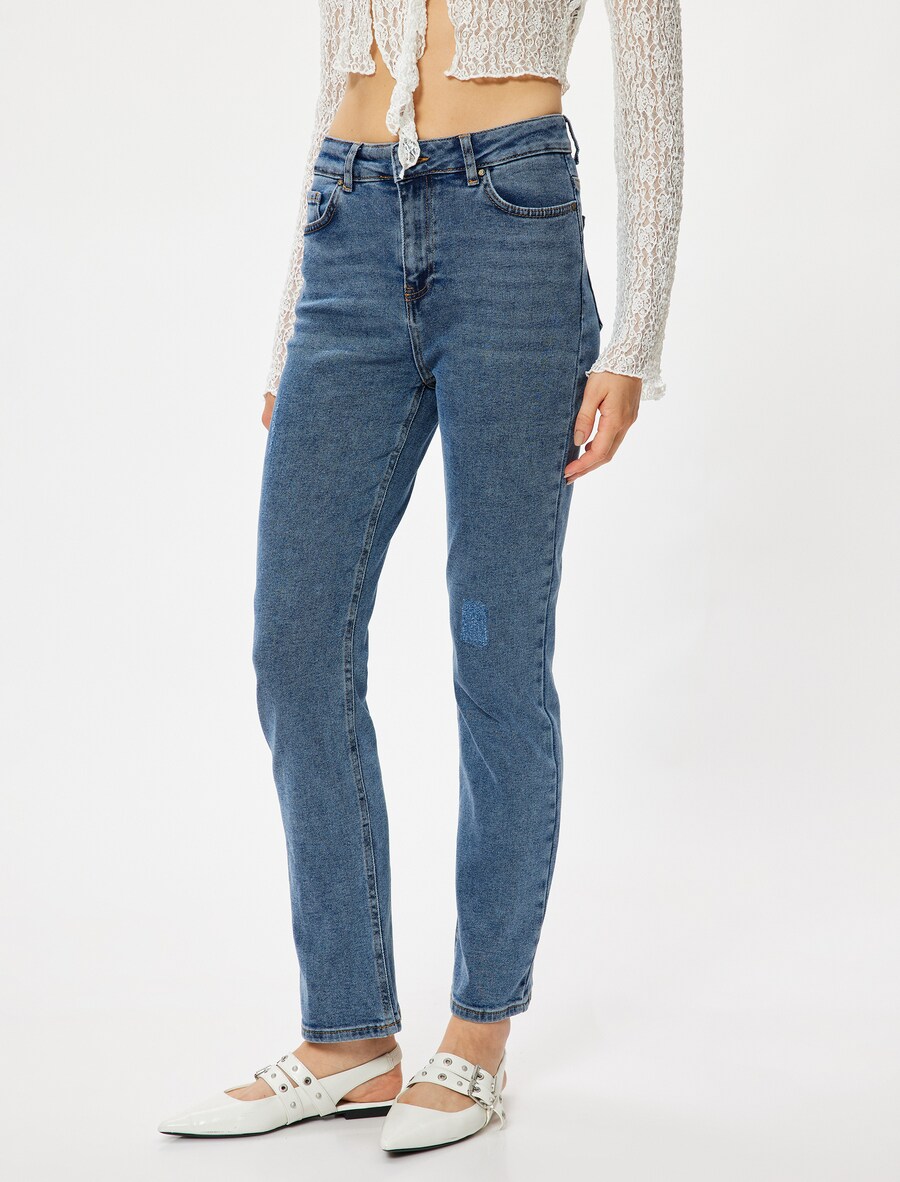 Облегающие джинсы Koton, синий деним
Облегающие джинсы Koton, синий деним