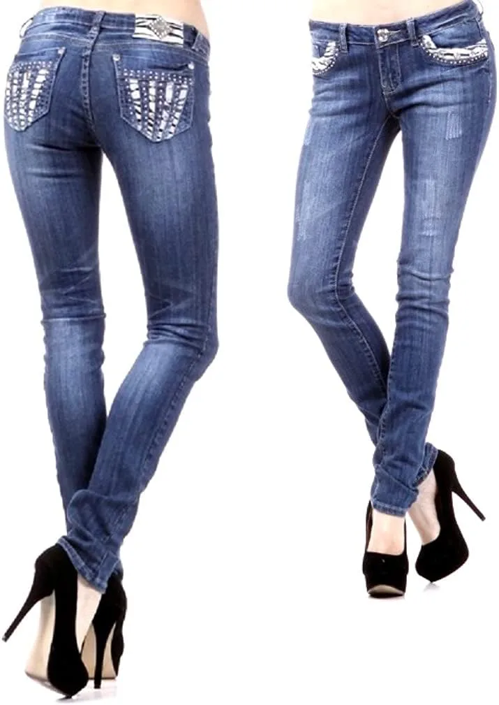 Jack David U-Cute Sweet Look Clash джинсы женские с камнями Dark Wash Mid Rise Boot Cut/Skinny SEXY COUTURE
Jack David U-Cute Sweet Look Clash джинсы женские с камнями Dark Wash Mid Rise Boot Cut/Skinny SEXY COUTURE