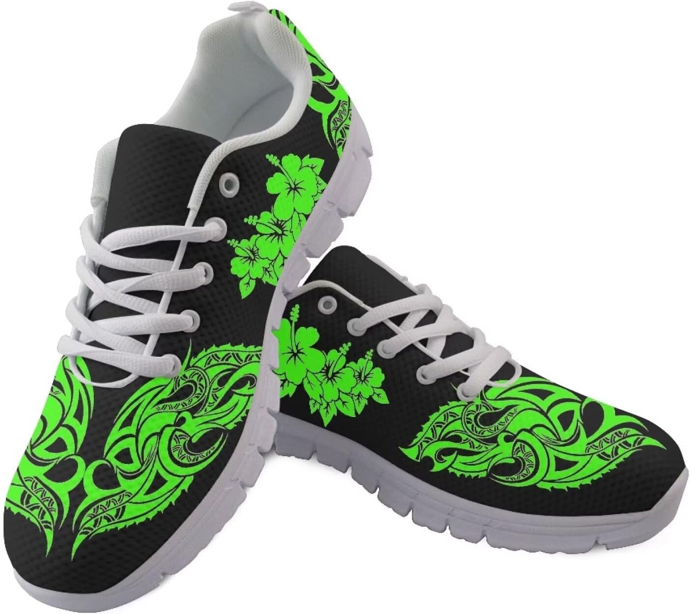 Кроссовки для ходьбы и бега AmzPrint с гавайским полинезийским племенным принтом, для мужчин, зеленый
Кроссовки для ходьбы и бега AmzPrint с гавайским полинезийским племенным принтом, для мужчин, зеленый