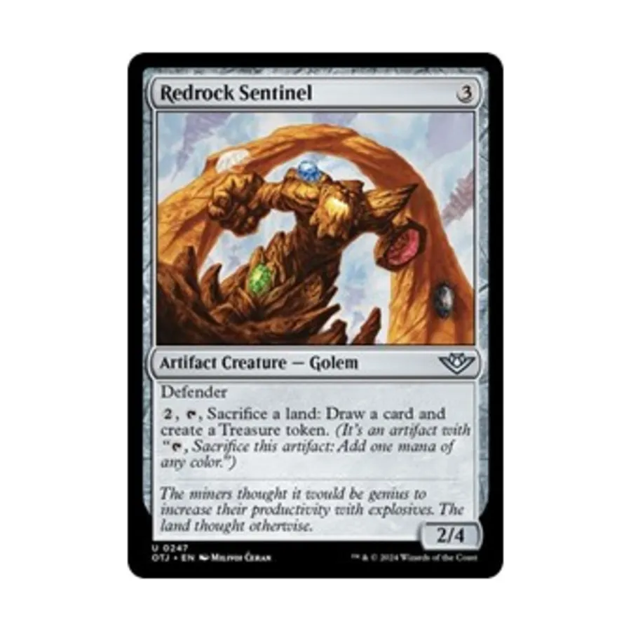 CCG Страж Редрока (U), MTG - Outlaws of Thunder Junction
CCG Страж Редрока (U), MTG - Outlaws of Thunder Junction