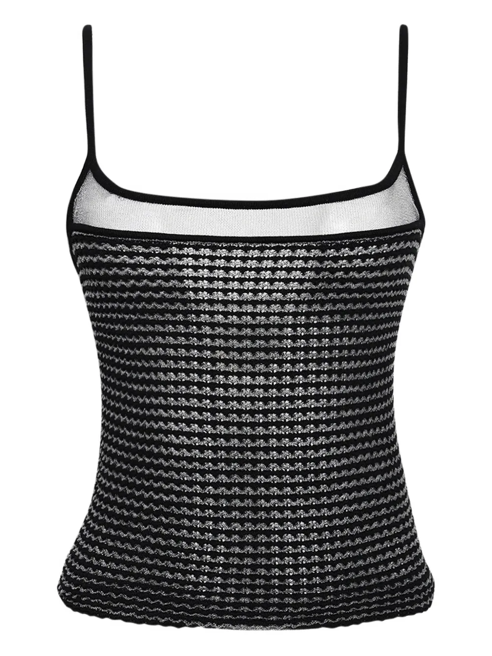 Топ на бретелях в технике кроше Roberta Einer, черный
Топ на бретелях в технике кроше Roberta Einer, черный