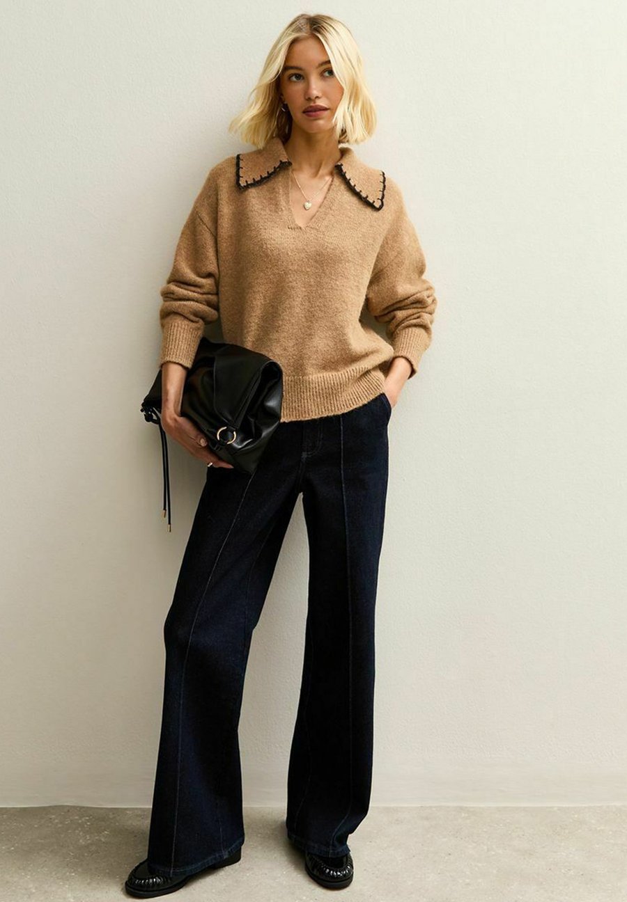 Джемпер New Look BLANKET STITCH COLLAR , Tan
Джемпер New Look BLANKET STITCH COLLAR , Tan