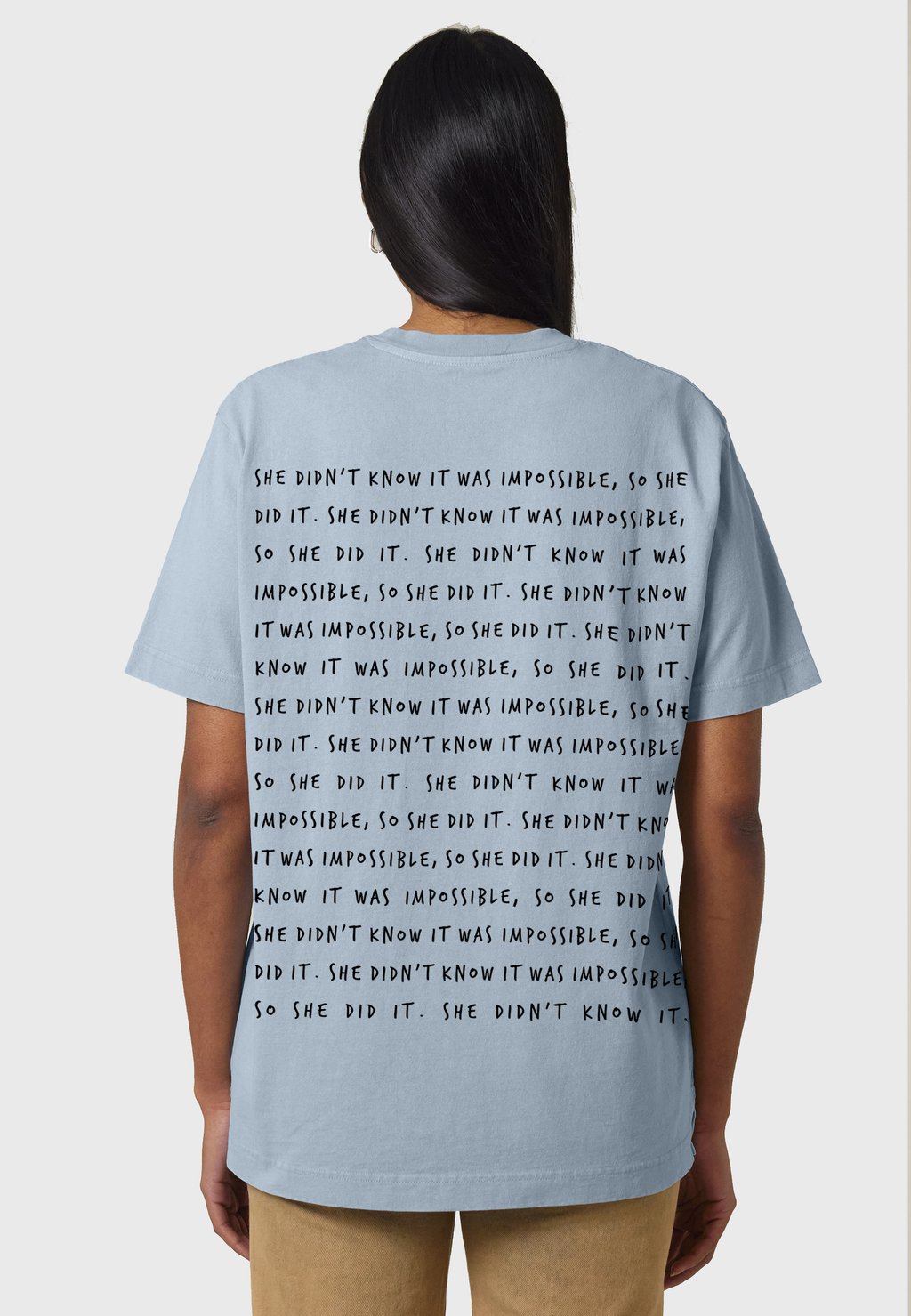 Футболка с принтом IMPOSSIBLE BACK HEAVYWEIGHT Mira Paris, светло-голубой
Футболка с принтом IMPOSSIBLE BACK HEAVYWEIGHT Mira Paris, светло-голубой