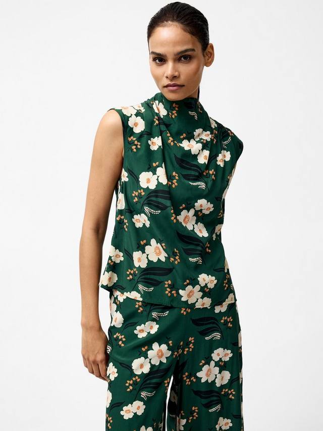 Топ Rhian с цветочным принтом и драпировкой French Connection, Jade Green Multi
Топ Rhian с цветочным принтом и драпировкой French Connection, Jade Green Multi