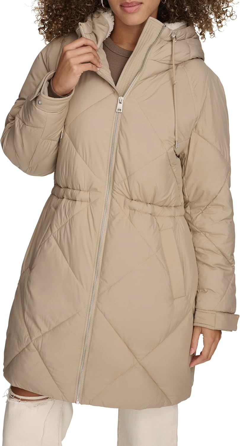 Женская мягкая стеганая парка Levi's с подкладкой из шерпы и ромбовидным узором (стандартные и большие размеры), New Beige
Женская мягкая стеганая парка Levi's с подкладкой из шерпы и ромбовидным узором (стандартные и большие размеры), New Beige