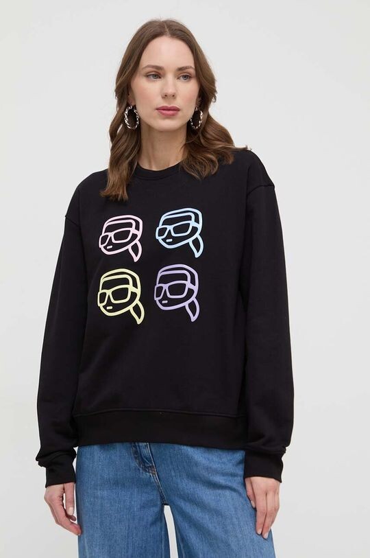 Хлопковая толстовка Karl Lagerfeld, черный
Хлопковая толстовка Karl Lagerfeld, черный