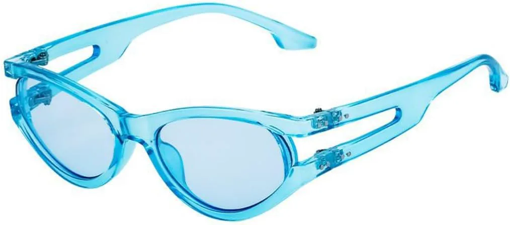 Овальные солнцезащитные очки «кошачий глаз» для женщин и мужчин, роскошные, модные, в стиле панк-ретро, с защитой от УФ-излучения UV400 UATXTAU, C6blue
Овальные солнцезащитные очки «кошачий глаз» для женщин и мужчин, роскошные, модные, в стиле панк-ретро, с защитой от УФ-излучения UV400 UATXTAU, C6blue